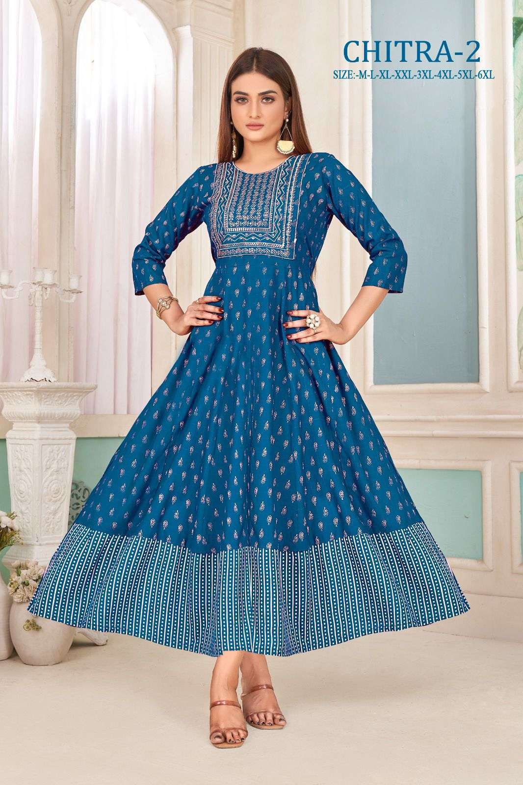 Chitra Vol 2 Rayon Sequence Work Kurti Wholesale catalog of SURAT