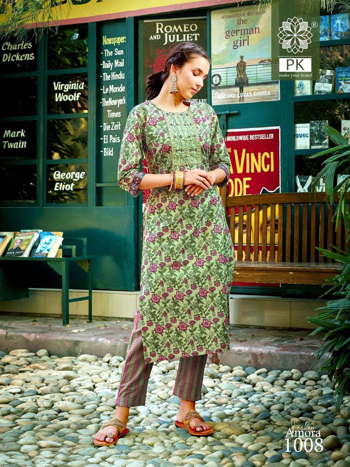 PK FASHION AMORA VOL 1 Kurti Wholesale market of india