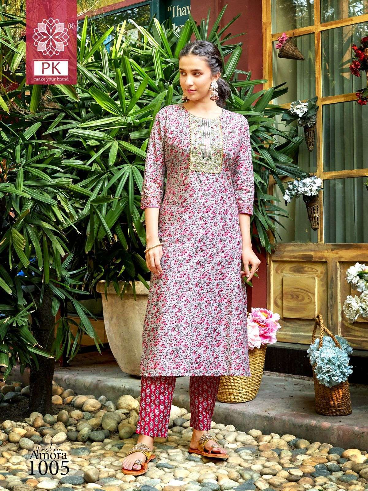 PK FASHION AMORA VOL 1 Kurti Wholesale market of india