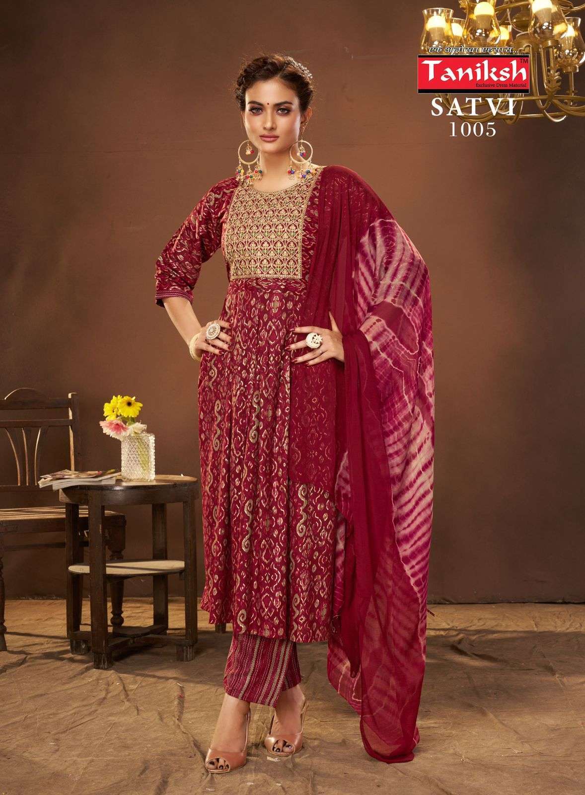 TANIKSH SATVI vol - 1 Kurti Wholesale catalog market in SURAT