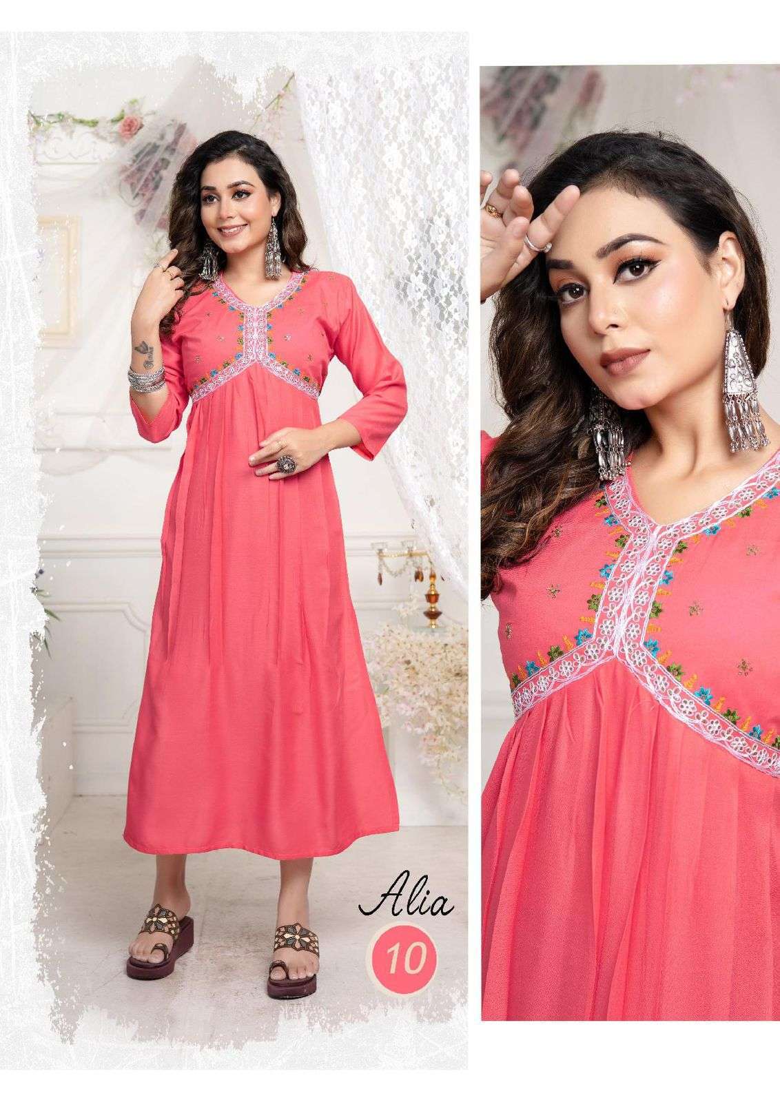 Find Out Latest Kurti Designs of 2023 in Surat to Stay in Style – Inli  Exports