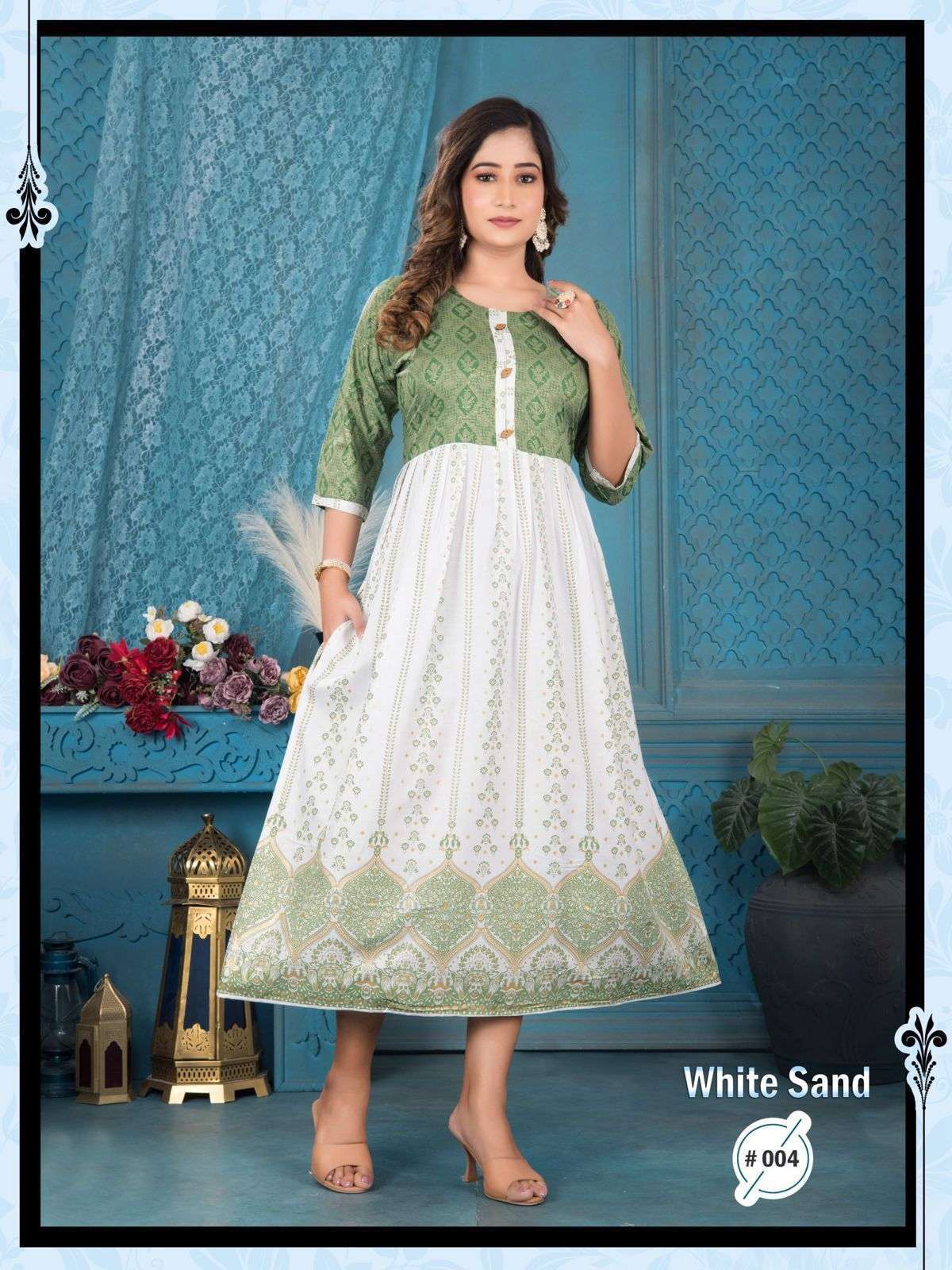 GOLDEN WHITE SAND Kurti Wholesale Branded Kurti market in India