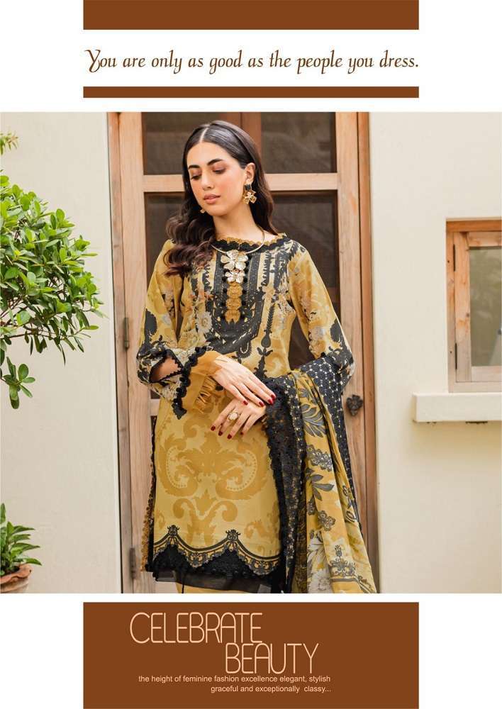 Gull Aahmed Lawn Collection Vol-18 -Dress Material -Wholesale Dress Material India