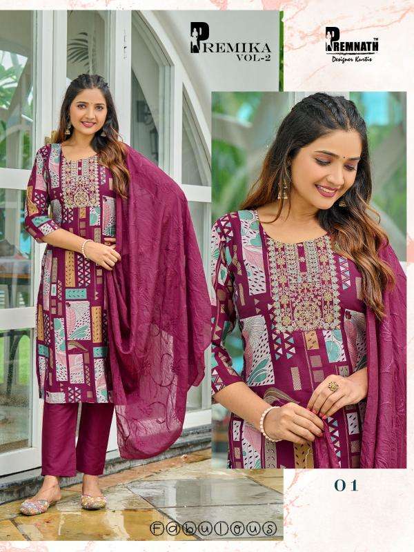 Prempanth PREMIKA VOL 2 Wholesale Kurtis for boutique