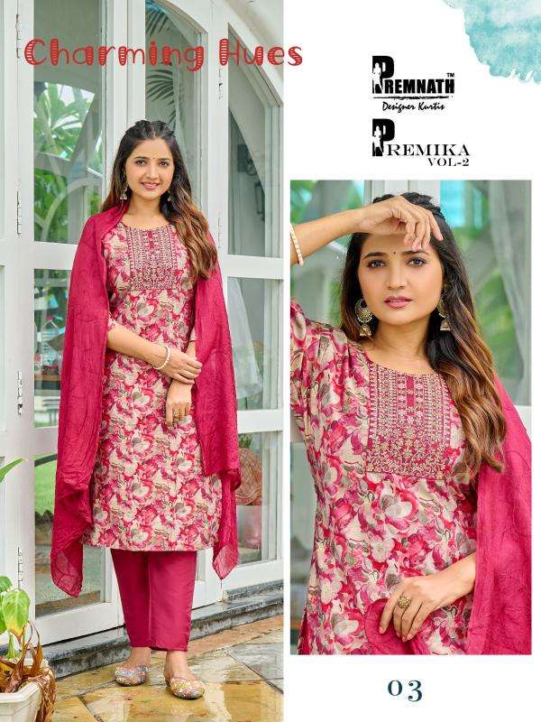 Prempanth PREMIKA VOL 2 Wholesale Kurtis for boutique