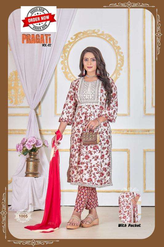 FASHION TALK Pragati Vol 2 Kurti catalogue