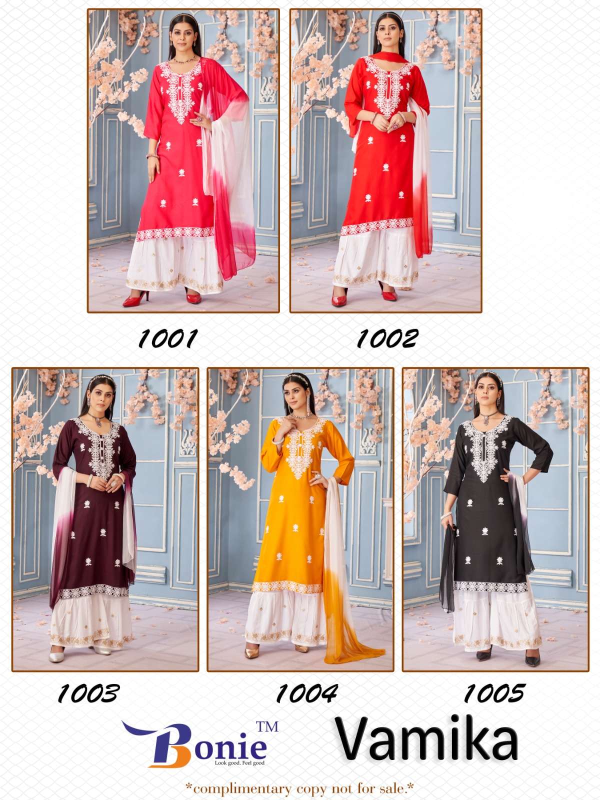 Bonie Vamika Vol 1 kurti catalogue title