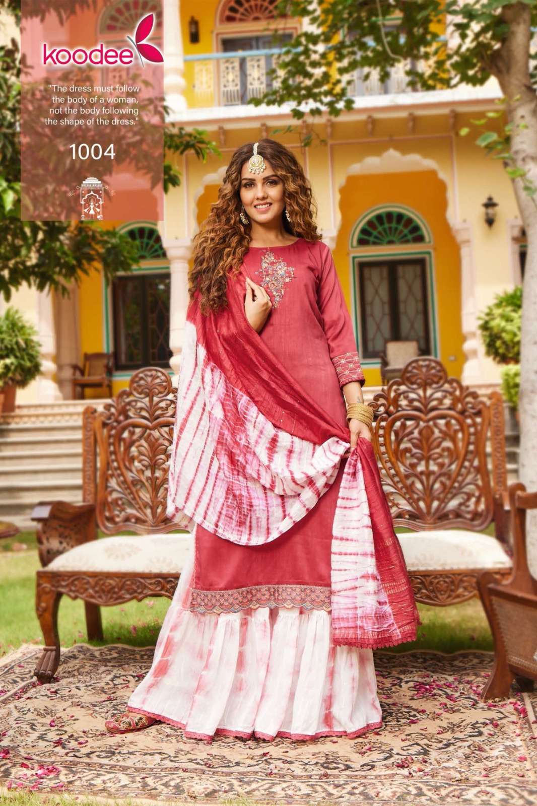 Koodee 1001 to 1004 kurti design catalogue for stitching download