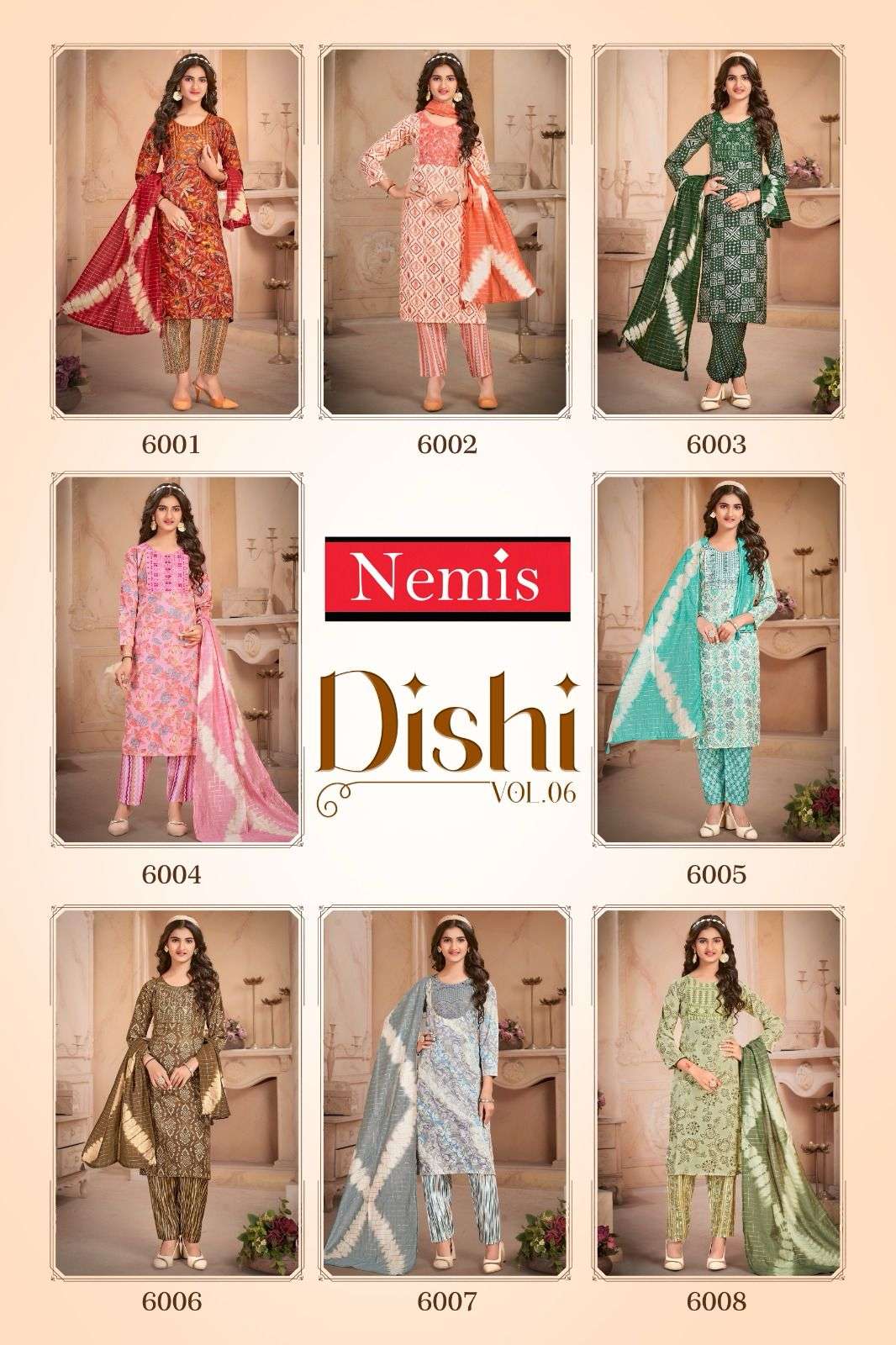 Nemis Dishi Vol 6 indore kurtis catalogue