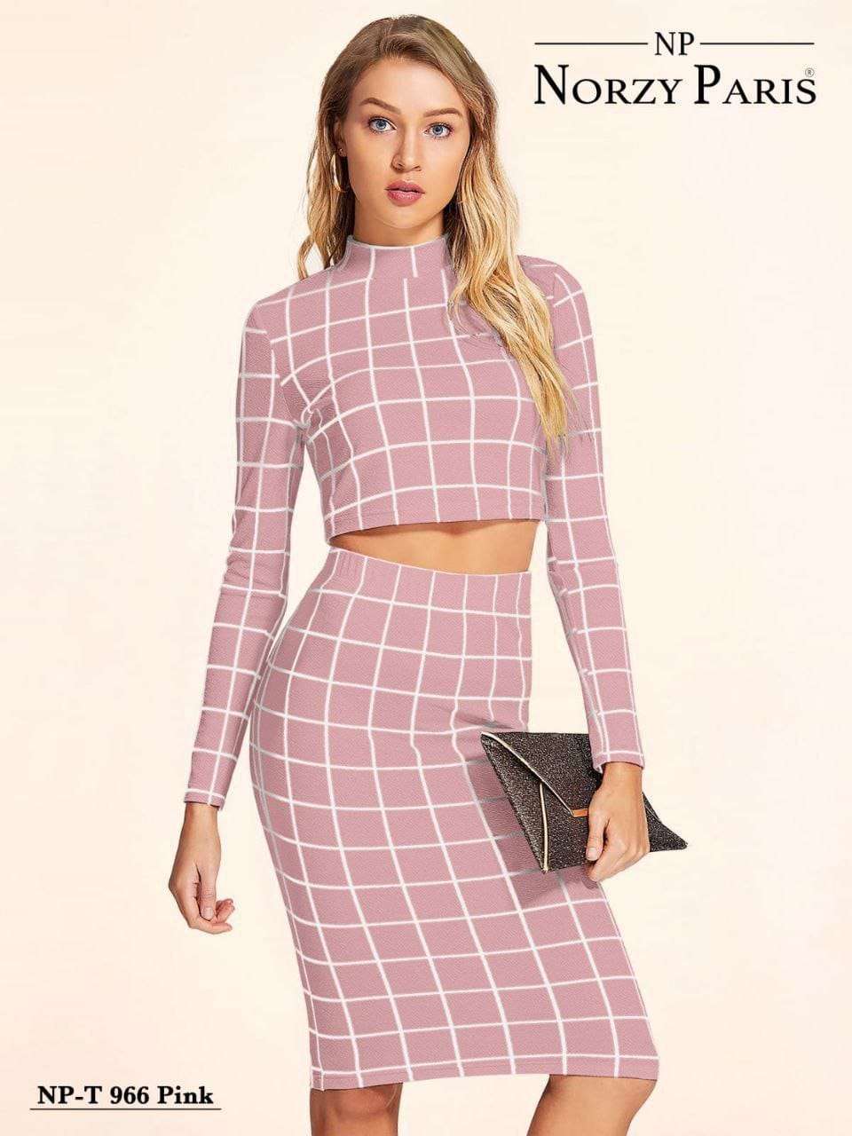 Norzy Paris Tipsy T 961 Black , 966 Pink , 967 White bodycon dress