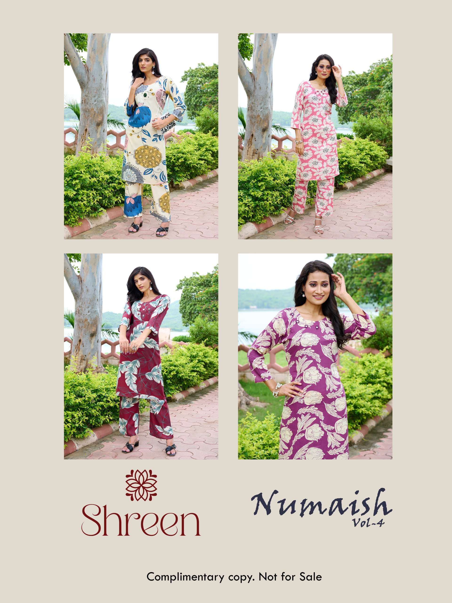 6 Shreen Shreen Numaish Vol 4 co ord sets manufacturers in india