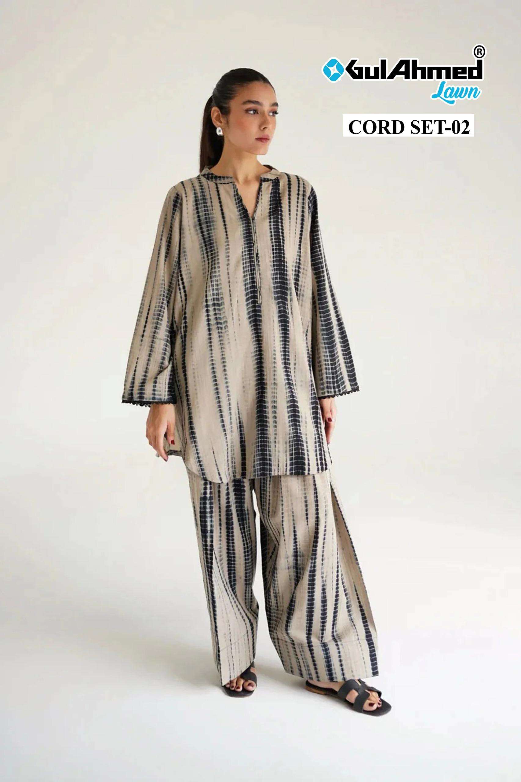 Gul Ahmed Cord Set d vol 2 linen edition coord set wholesale in mumbai