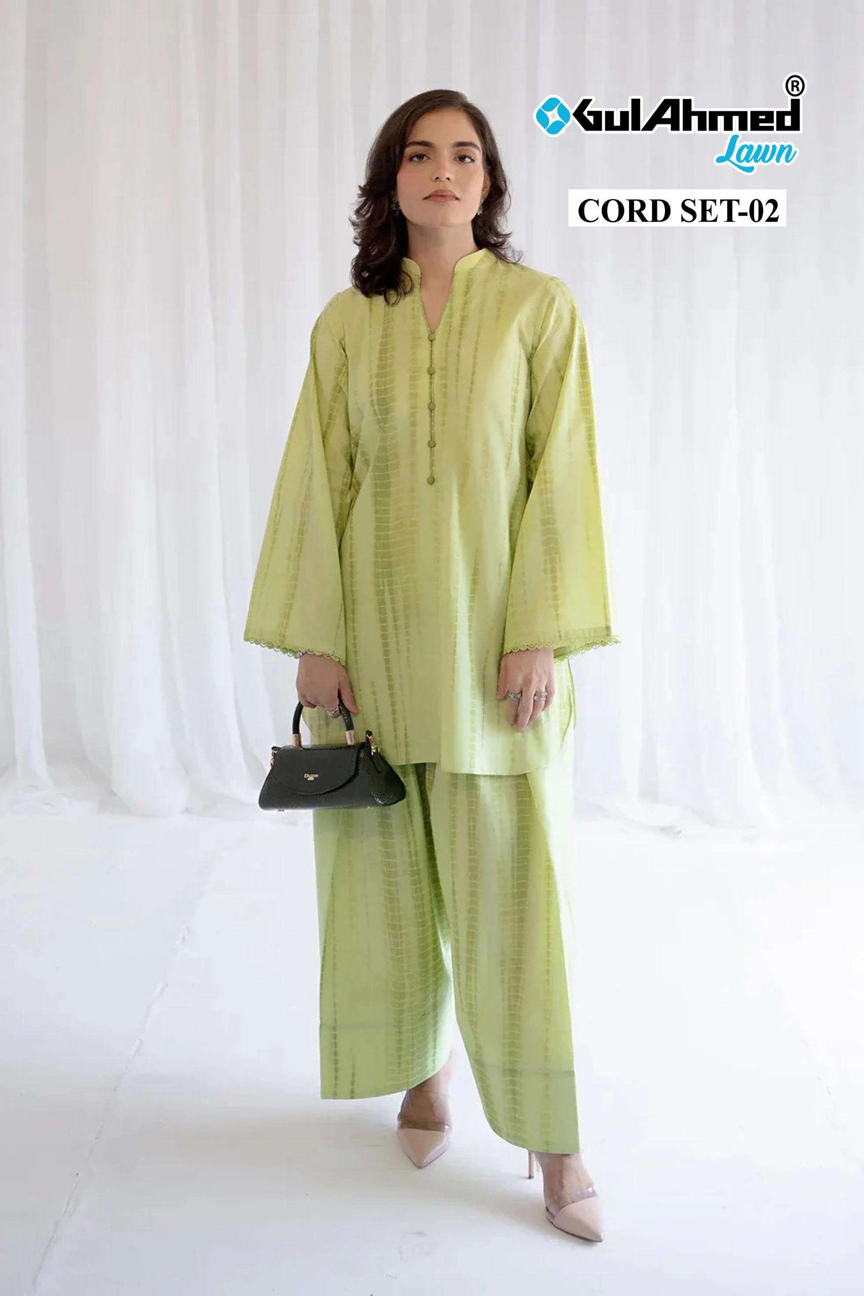 Gul Ahmed Cord Set d vol 2 linen edition coord set wholesale in mumbai