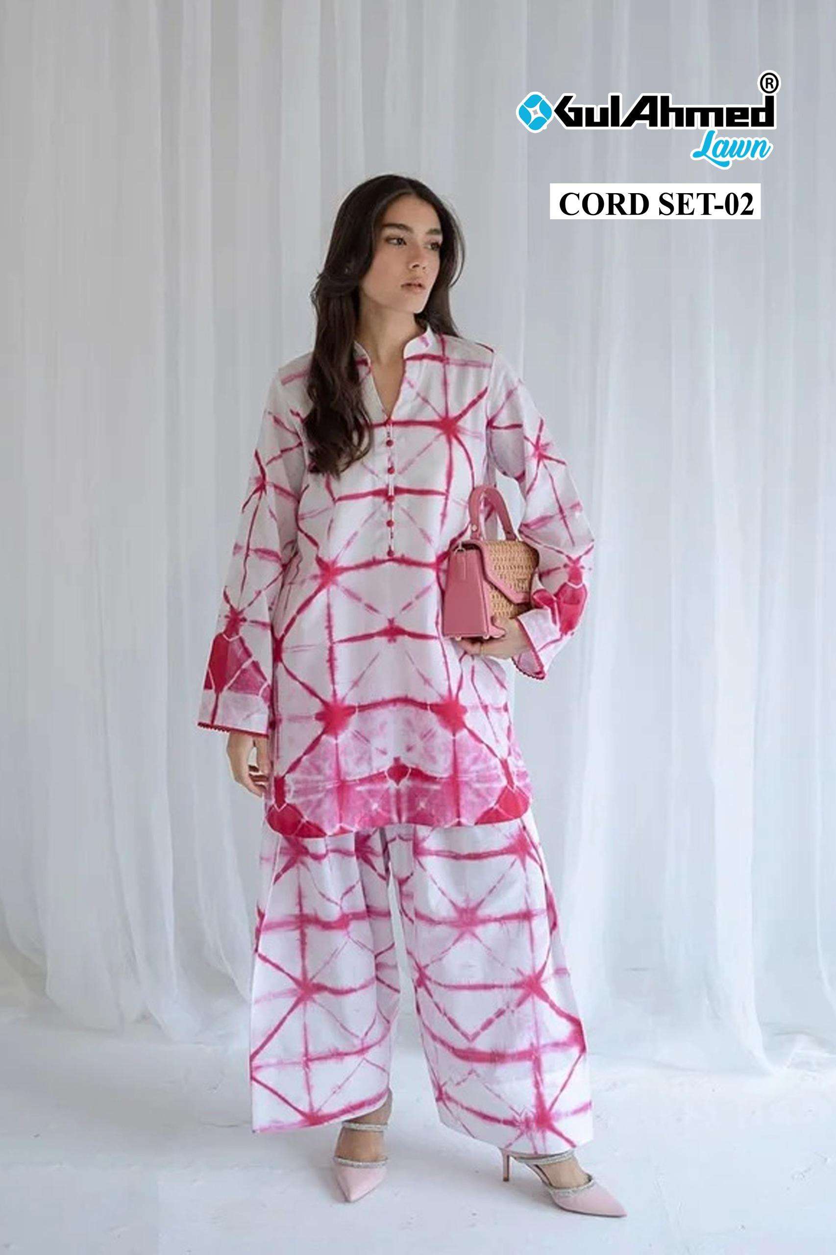 Gul Ahmed Cord Set d vol 2 linen edition coord set wholesale in mumbai