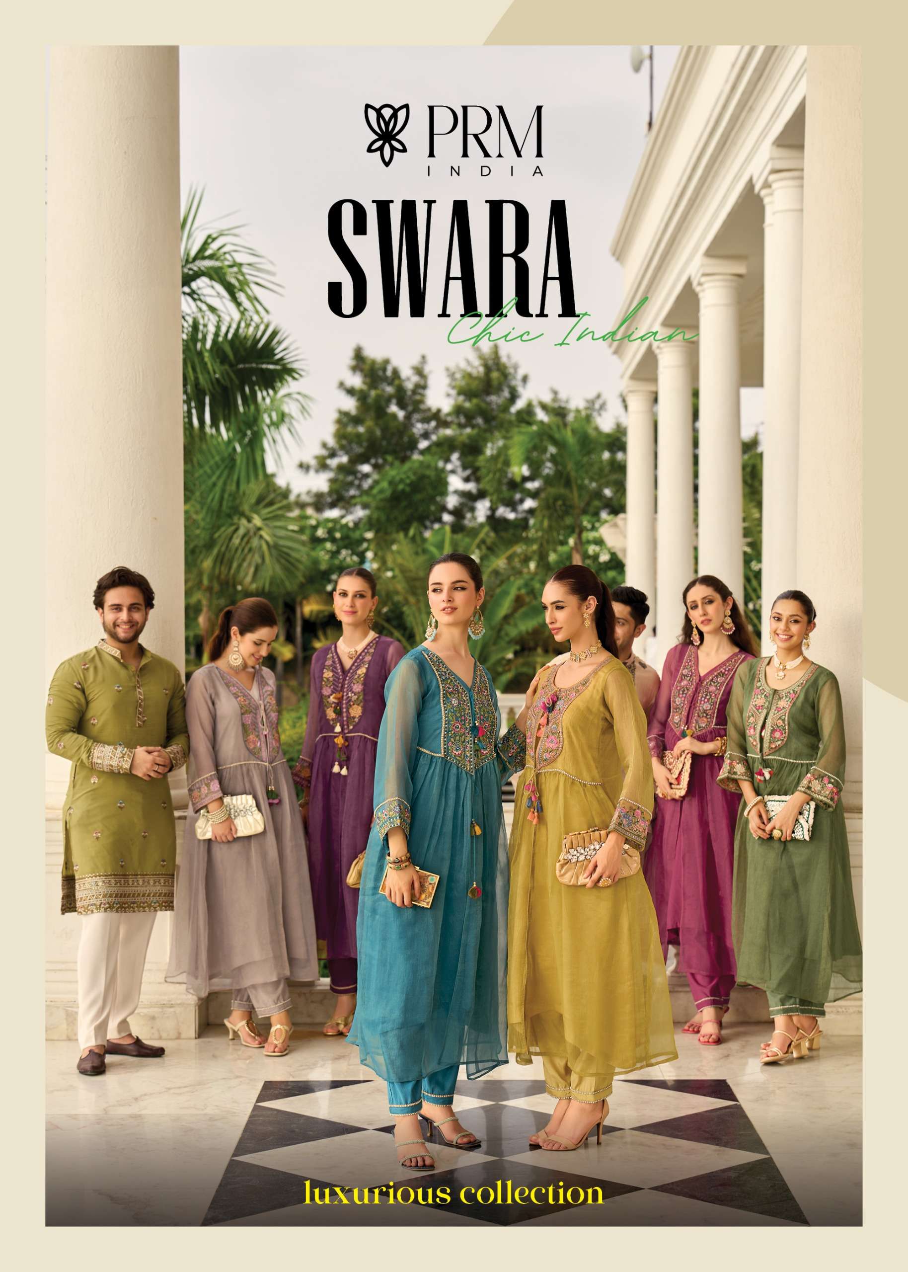 PRM India Swara net kurti design catalogue