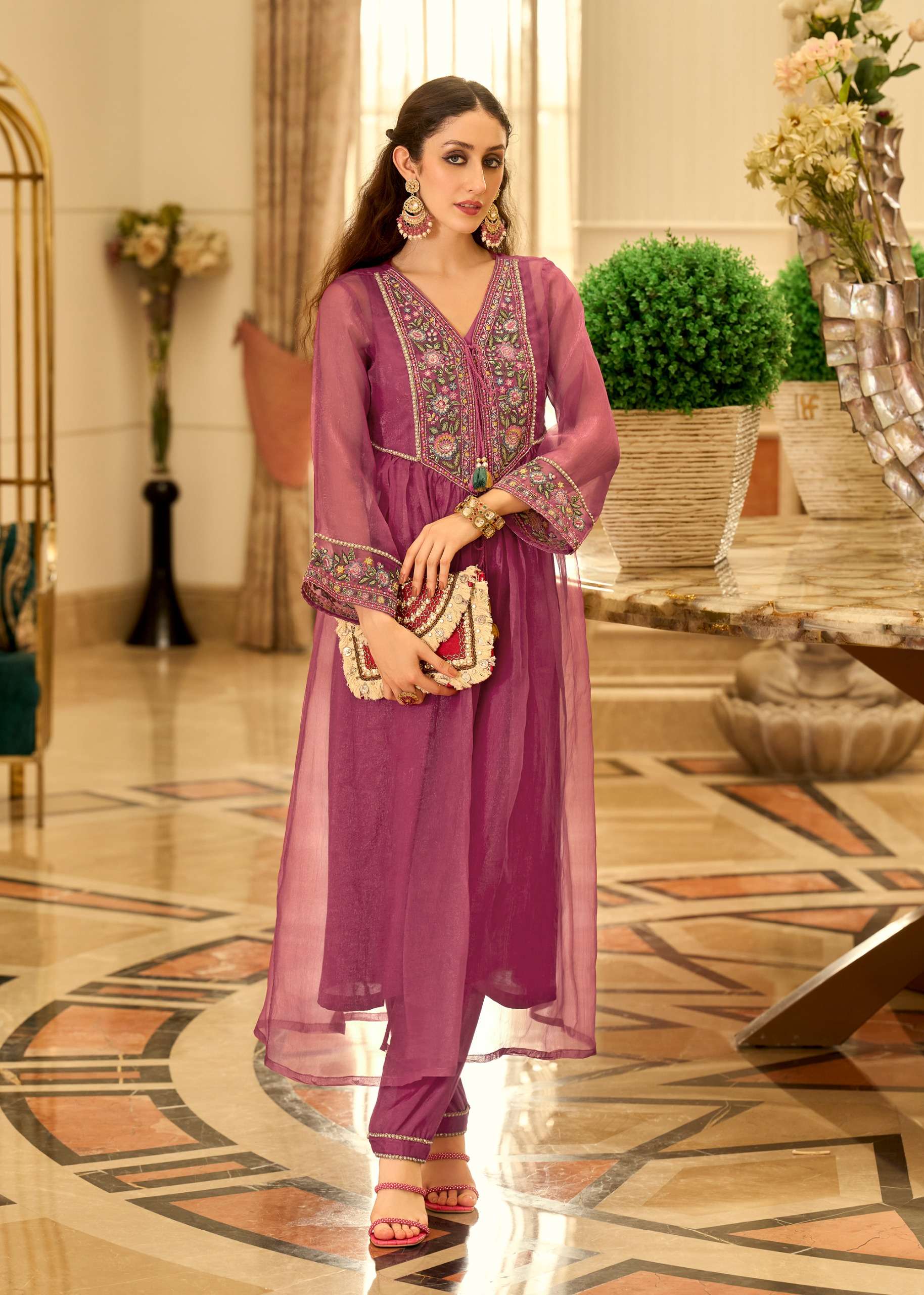 PRM India Swara net kurti design catalogue