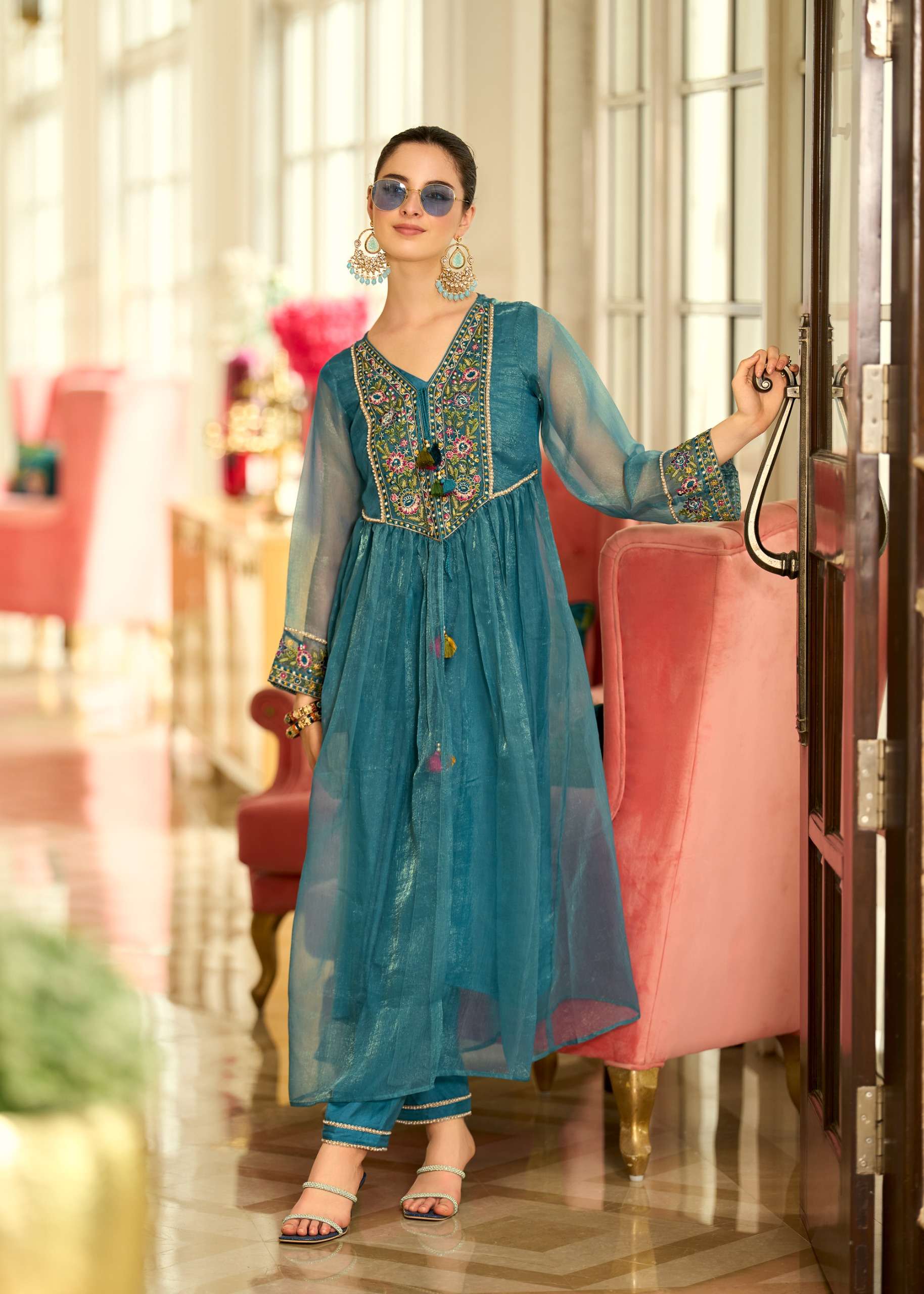 PRM India Swara net kurti design catalogue