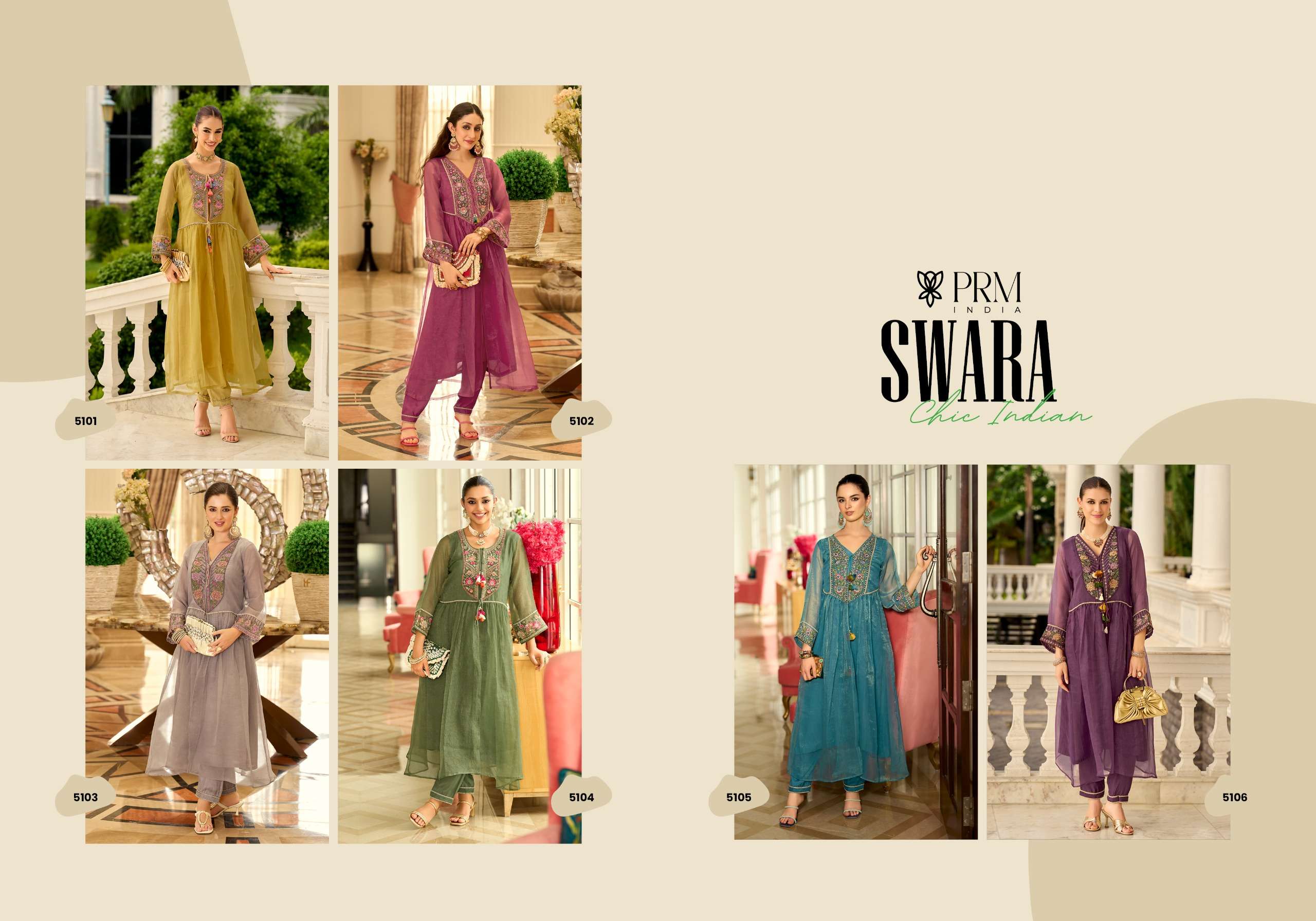 PRM India Swara net kurti design catalogue