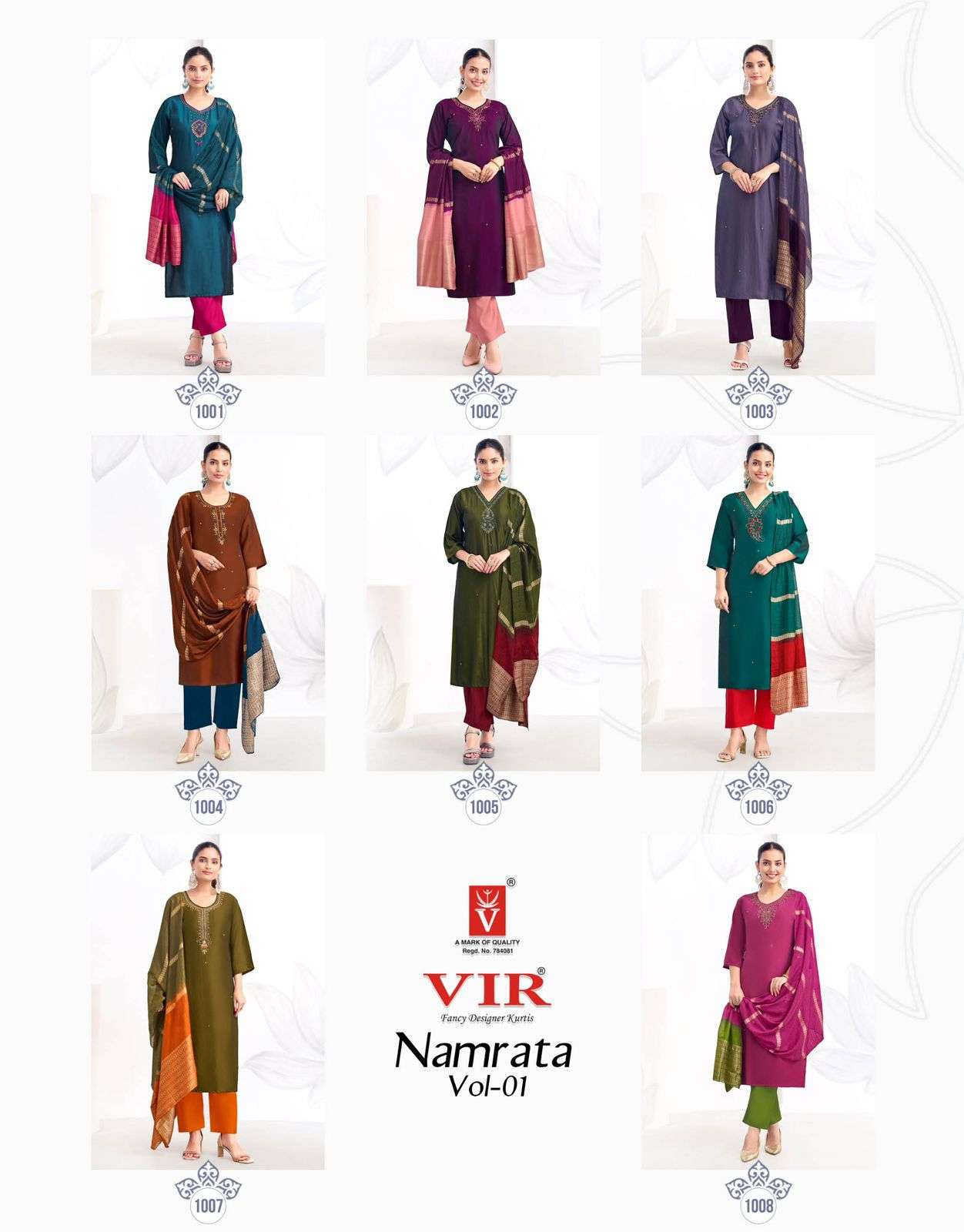 Vir Namrata vol 1 avaasa brand kurtis wholesale in bangalore