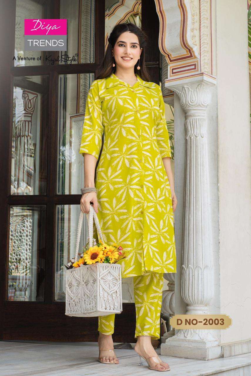 Diya Trends Cord Set Vol 2 co ord set wholesale in mumbai