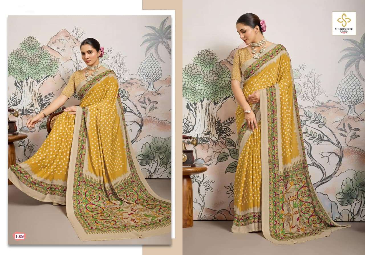 Shubh Shree Vrinda sarees catalogues