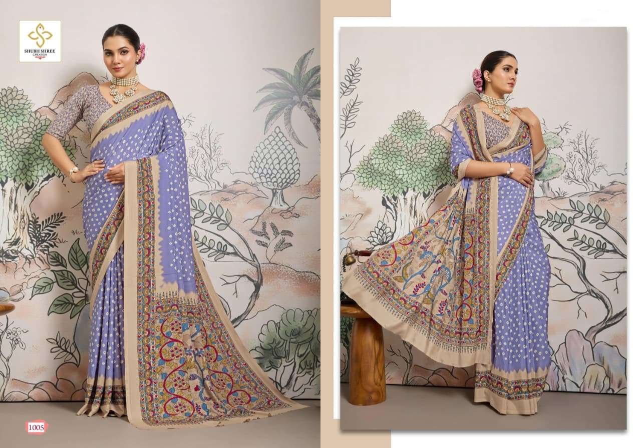 Shubh Shree Vrinda sarees catalogues