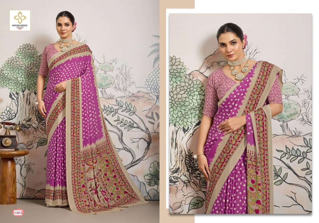 Shubh Shree Vrinda sarees catalogues