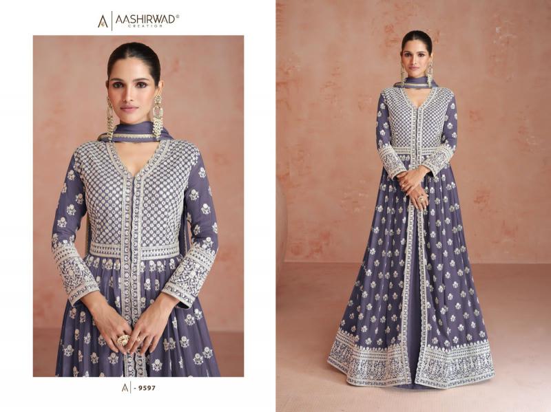 Aashirwad Orchid catalog wholesale salwar kameez online shopping - Sanvari Fashion