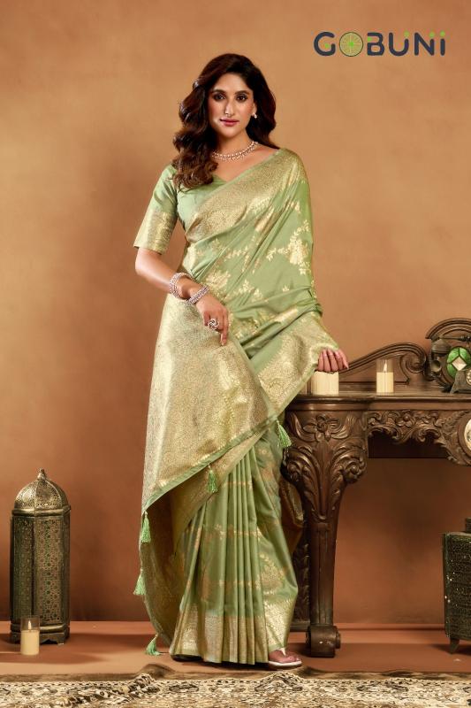Gobuni Srivalli catalog surat market saree price - Sanvari Fashion