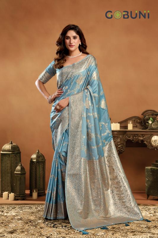Gobuni Srivalli catalog surat market saree price - Sanvari Fashion