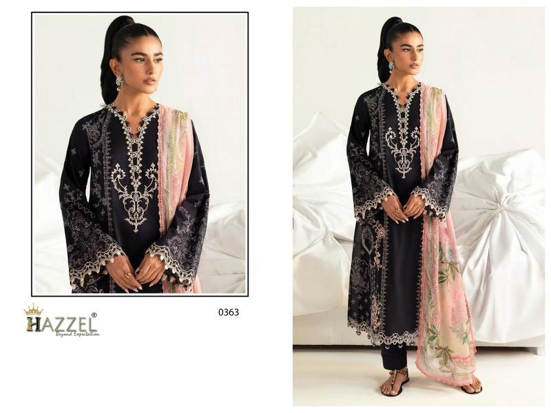 Hazzel Maria B 0363 & 0364 catalog wholesale factory price pakistani suit - Sanvari Fashion