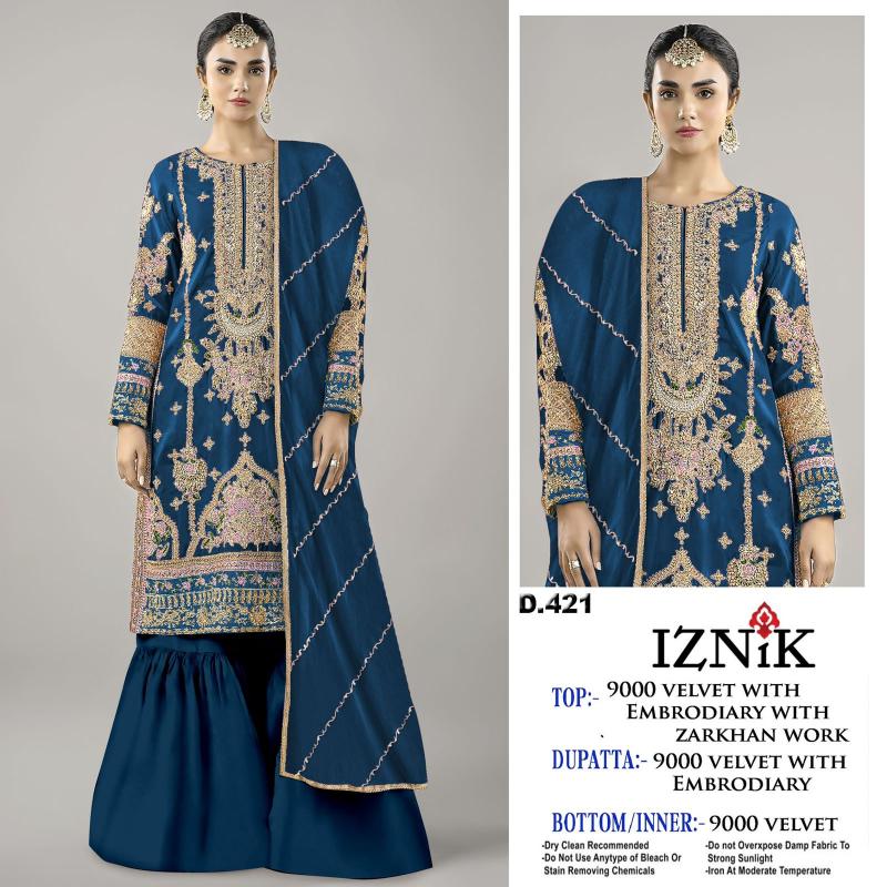 Iznik 421 Catalog pakistani suit wholesale market - Sanvari Fashion