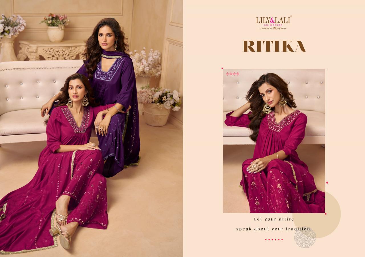 Lily & Lali Ritika catalog wholesale kurti market in india - Sanvari Fashion