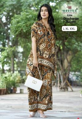 Mostyle 5201 , 5204 & 5243 catalog co ord sets wholesale delhi - Sanvari Fashion