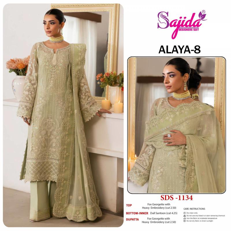 Sajida Alaya Vol 8 catalog wholesale market for pakistani suits in mumbai - Sanvari Fashion