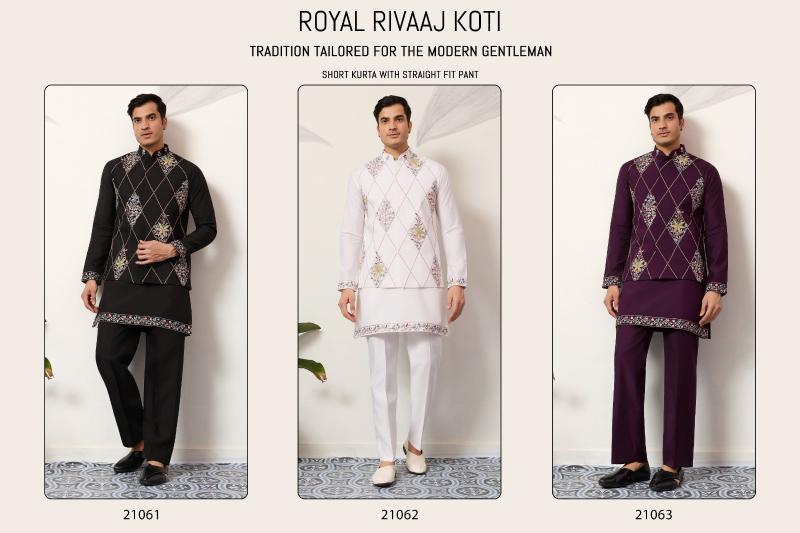 Shubhvastra Royal Rivaaj Koti catalog wholesale dealers for mens kurtis - Sanvari Fashion