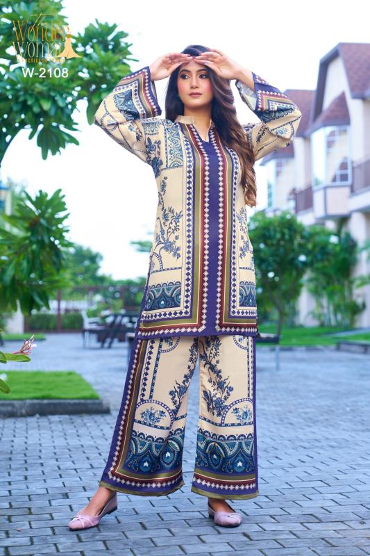 The Wonder Woman W 2108 catalog co ord set wholesale - Sanvari Fashion