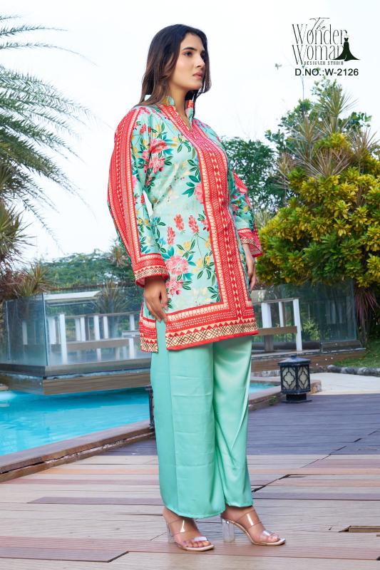 The Wonder Woman W 2126 catalog winter cord set wholesale - Sanvari Fashion