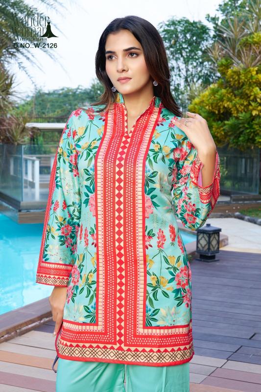 The Wonder Woman W 2126 catalog winter cord set wholesale - Sanvari Fashion