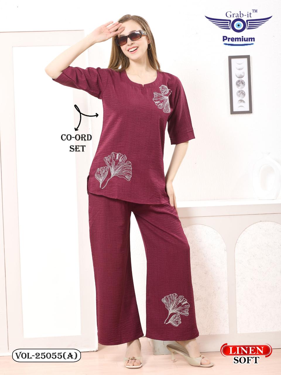 Grab it 25055 catalog co ord set surat  - Sanvari Fashion