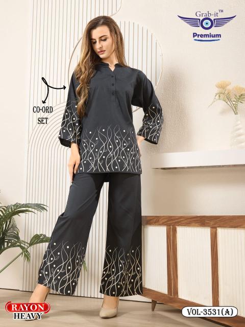 Grab it 3531 catalog coord set manufacturers - Sanvari Fashion