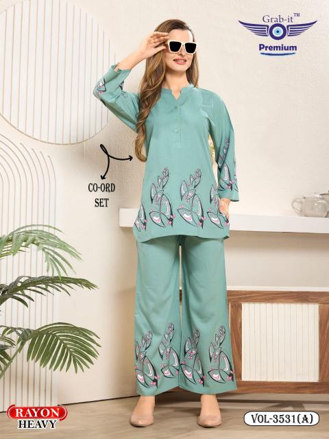 Grab it 3531 catalog coord set manufacturers - Sanvari Fashion