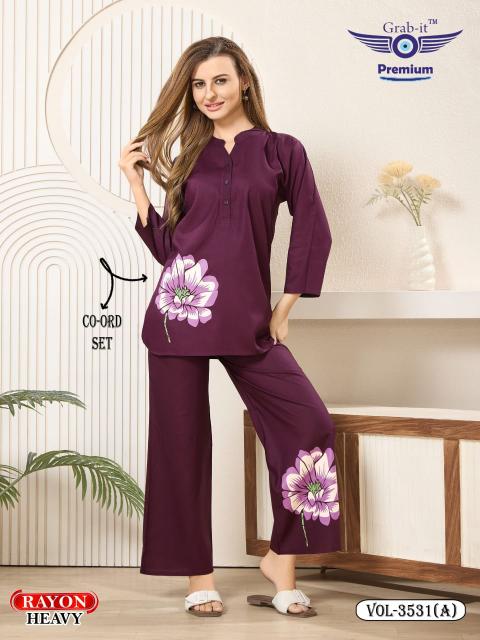 Grab it 3531 catalog coord set manufacturers - Sanvari Fashion
