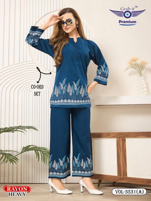 Grab it 3531 catalog coord set manufacturers - Sanvari Fashion