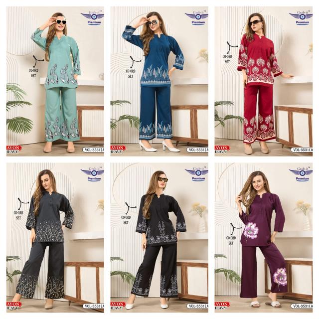 Grab it 3531 catalog coord set manufacturers - Sanvari Fashion