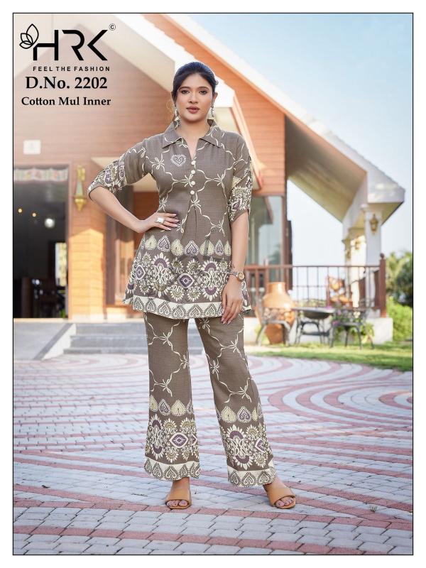 HRK 2202 catalog co ord set wholesaler surat - Sanvari Fashion