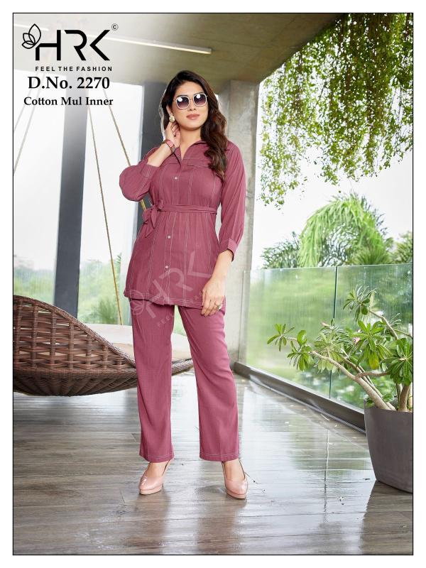 HRK 2270 catalog co ord set wholesaler mumbai - Sanvari Fashion