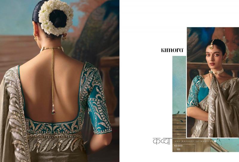 Kimora Kajal vol 18 catalog factory of sarees in surat - Sanvari Fashion