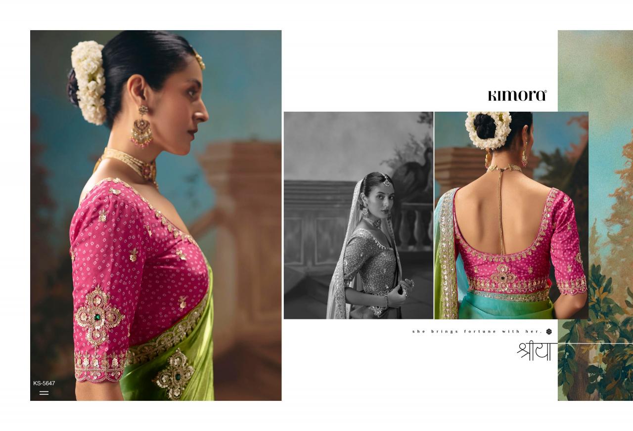 Kimora Kajal vol 18 catalog factory of sarees in surat - Sanvari Fashion
