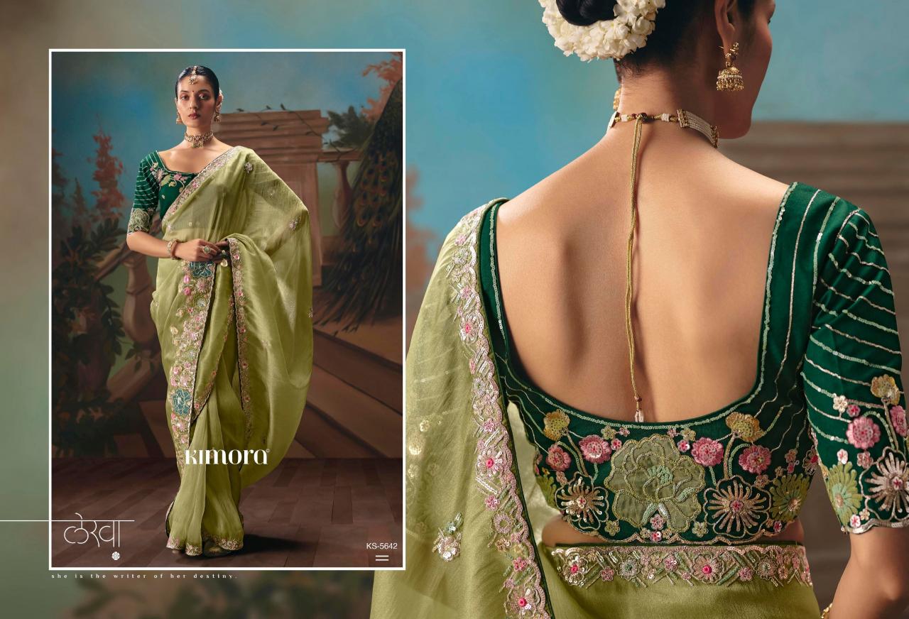 Kimora Kajal vol 18 catalog factory of sarees in surat - Sanvari Fashion